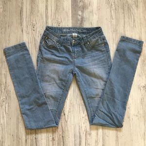 Light Blue Denim Skinny Jeans